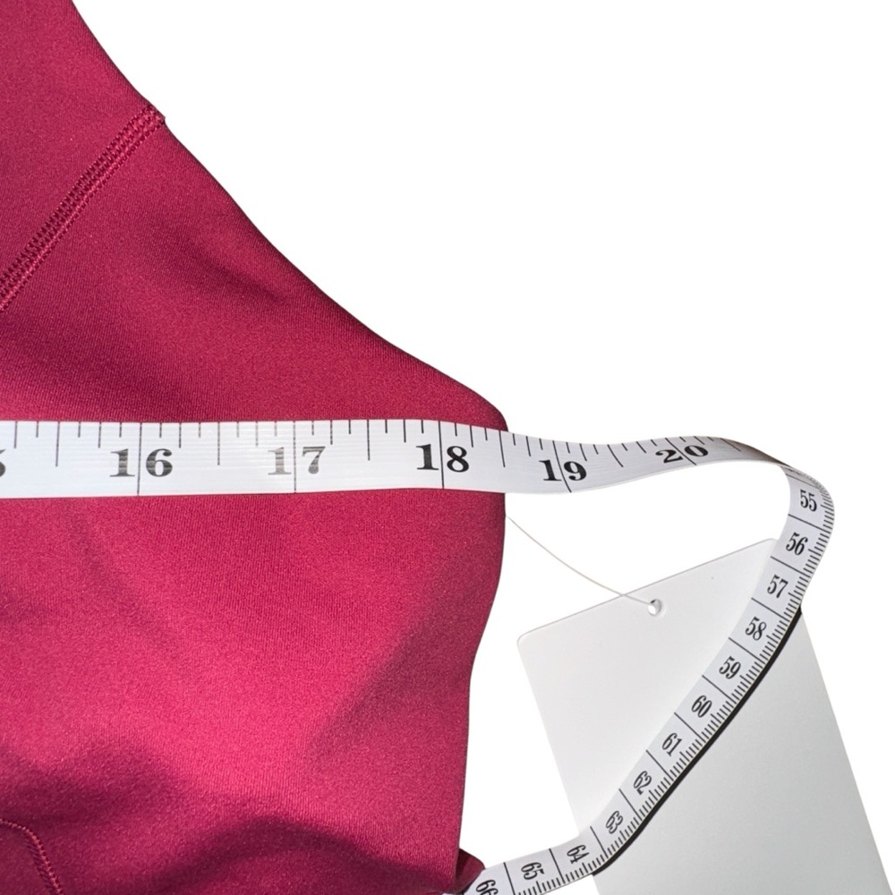 Lululemon Align Waist-Length Cami Tank, C/D Cup, Magenta Smoke, Size 14 NWT - Picture 6 of 7